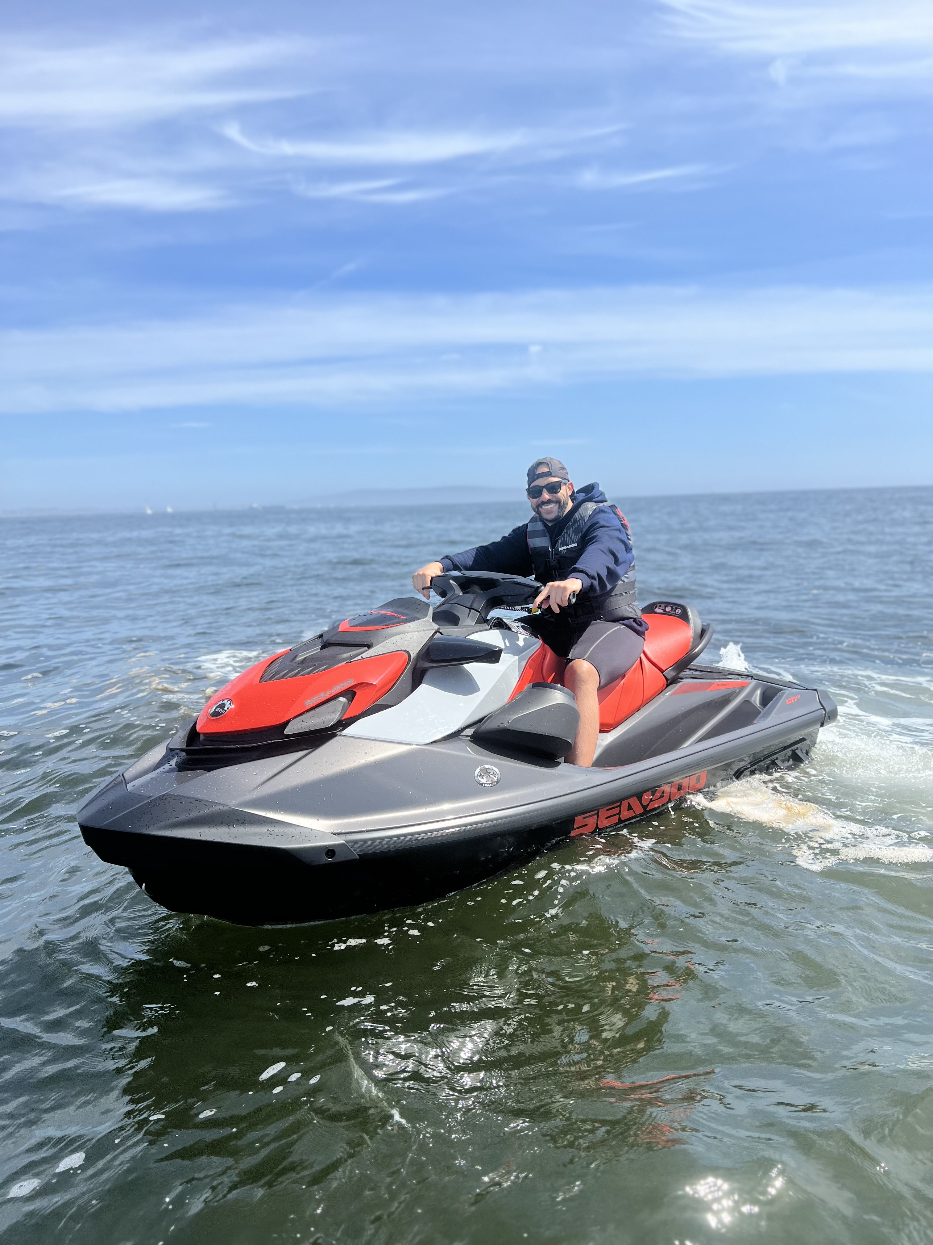 Marc on his Sea Doo