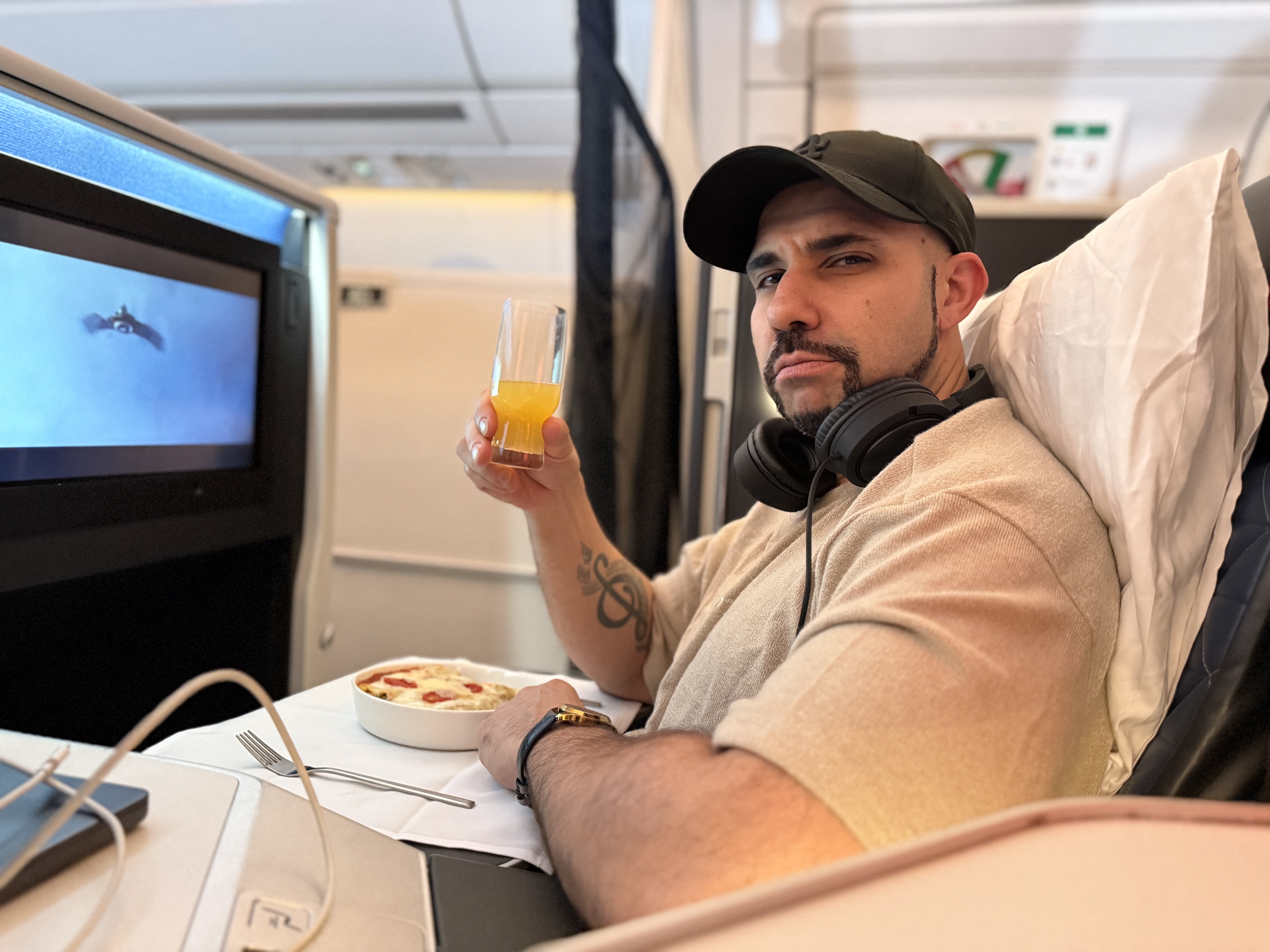 Marc in First Class