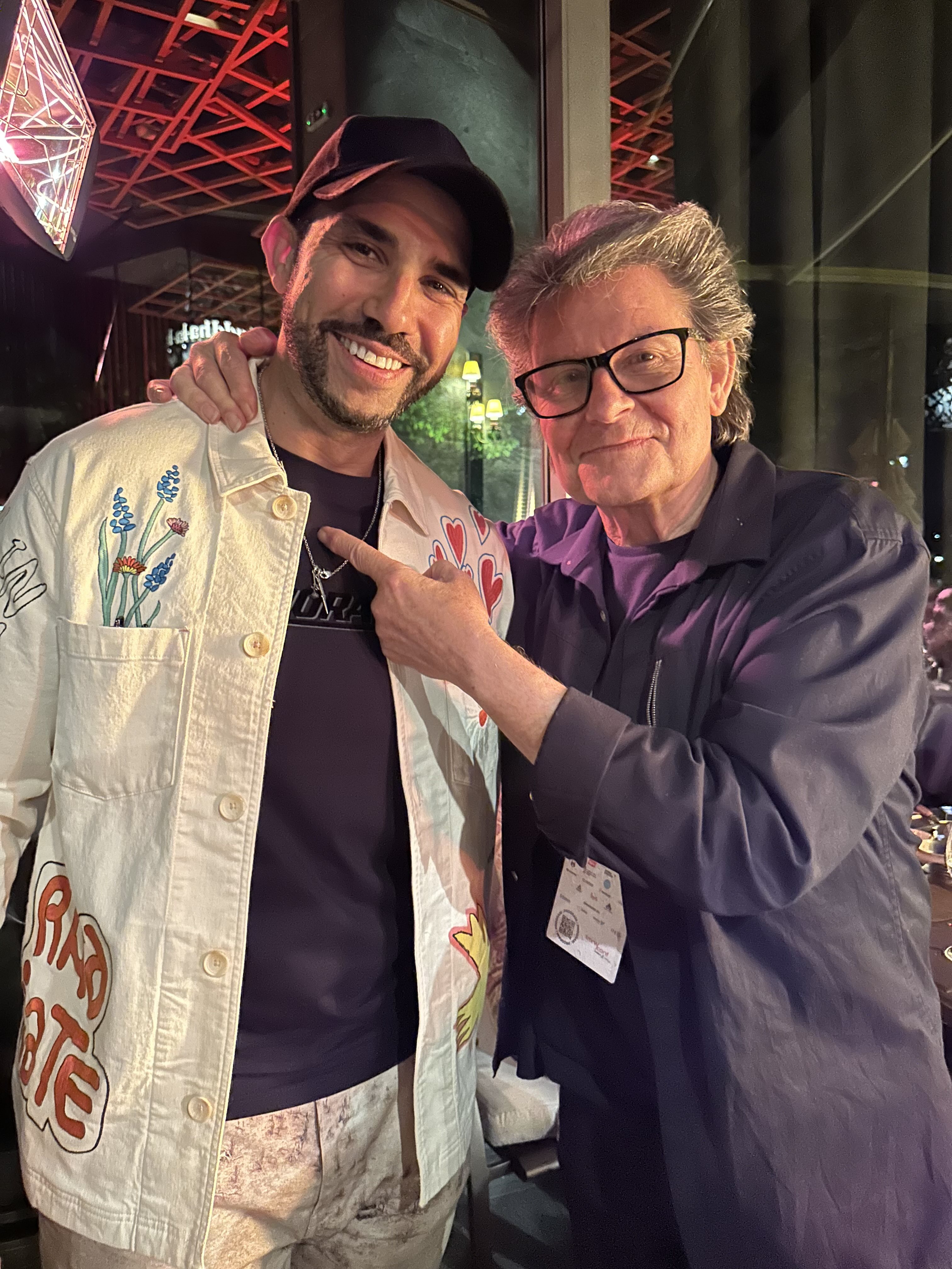 Marc with Scott Page