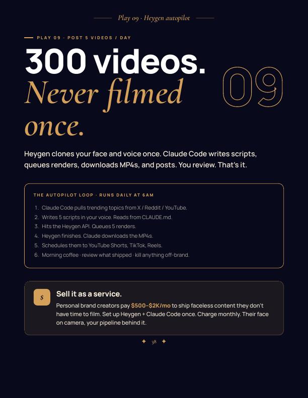 A real page from the guide